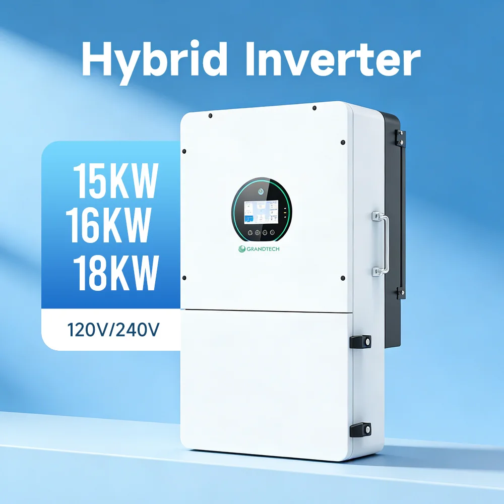 Grandtech 미국 재고 가정용 에너지 저장 시스템: 18kW, 48Vdc 스플릿 페이즈 태양광 인버터 및 30kWh, 51.2V 에너지 저장 배터리 포함