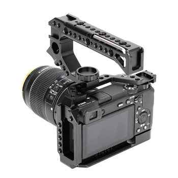 KingMa Professional Aluminum Alloy Camera Top Handle Grip for DSLR Cage Handle With Cold Shoe Mount for Camera Rig detail image