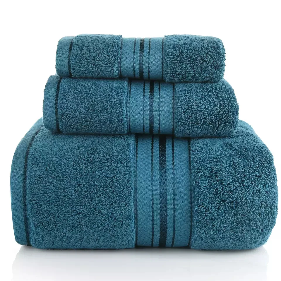 Custom Bath Towels 100 Cotton 5 Star Luxury Hotel Bath Towel Sets Thick