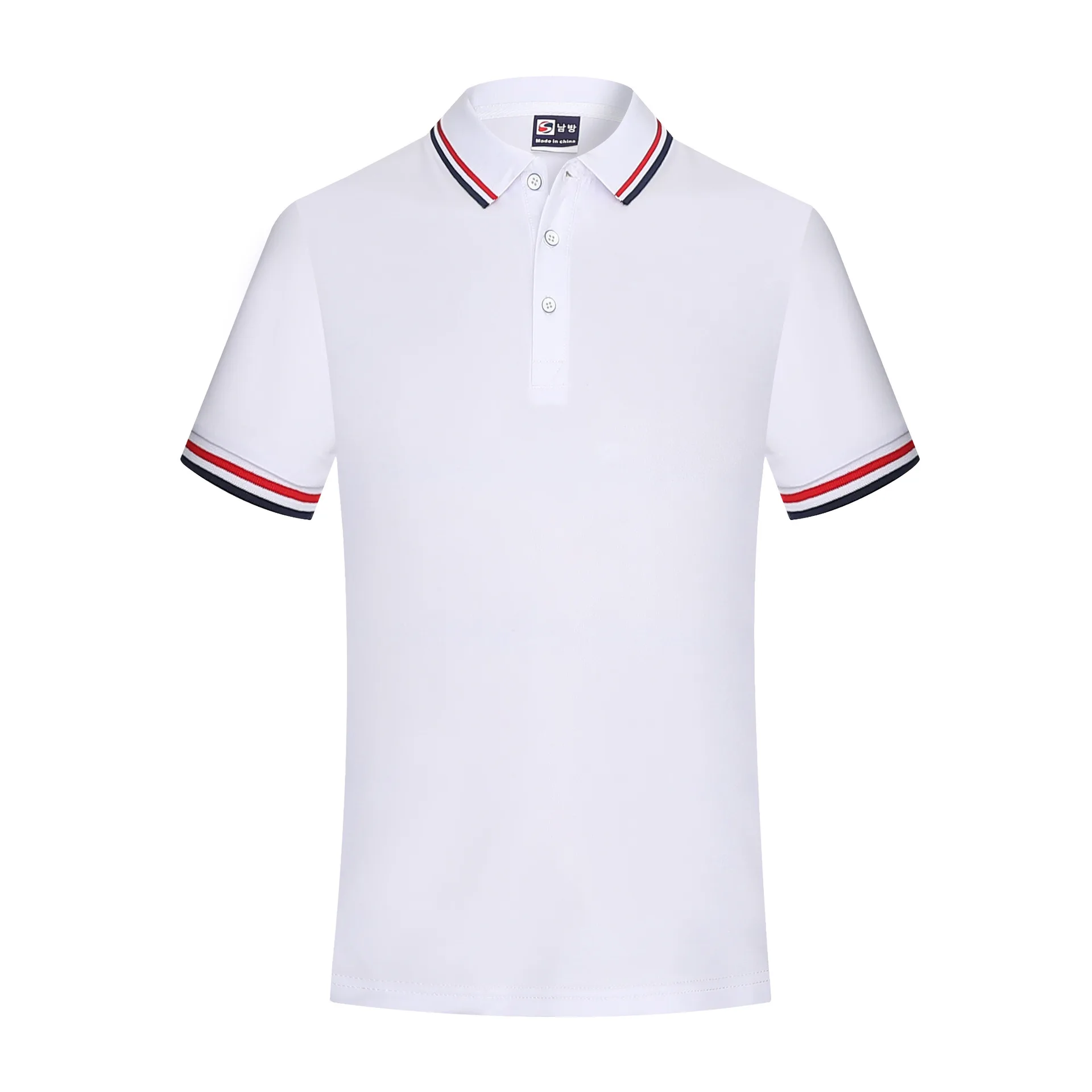 Cheap Wholesale Summer Hot Sell Polyester Plain Blank Custom Logo Printed  Men's Polo T Shirt Men Polo Shirts