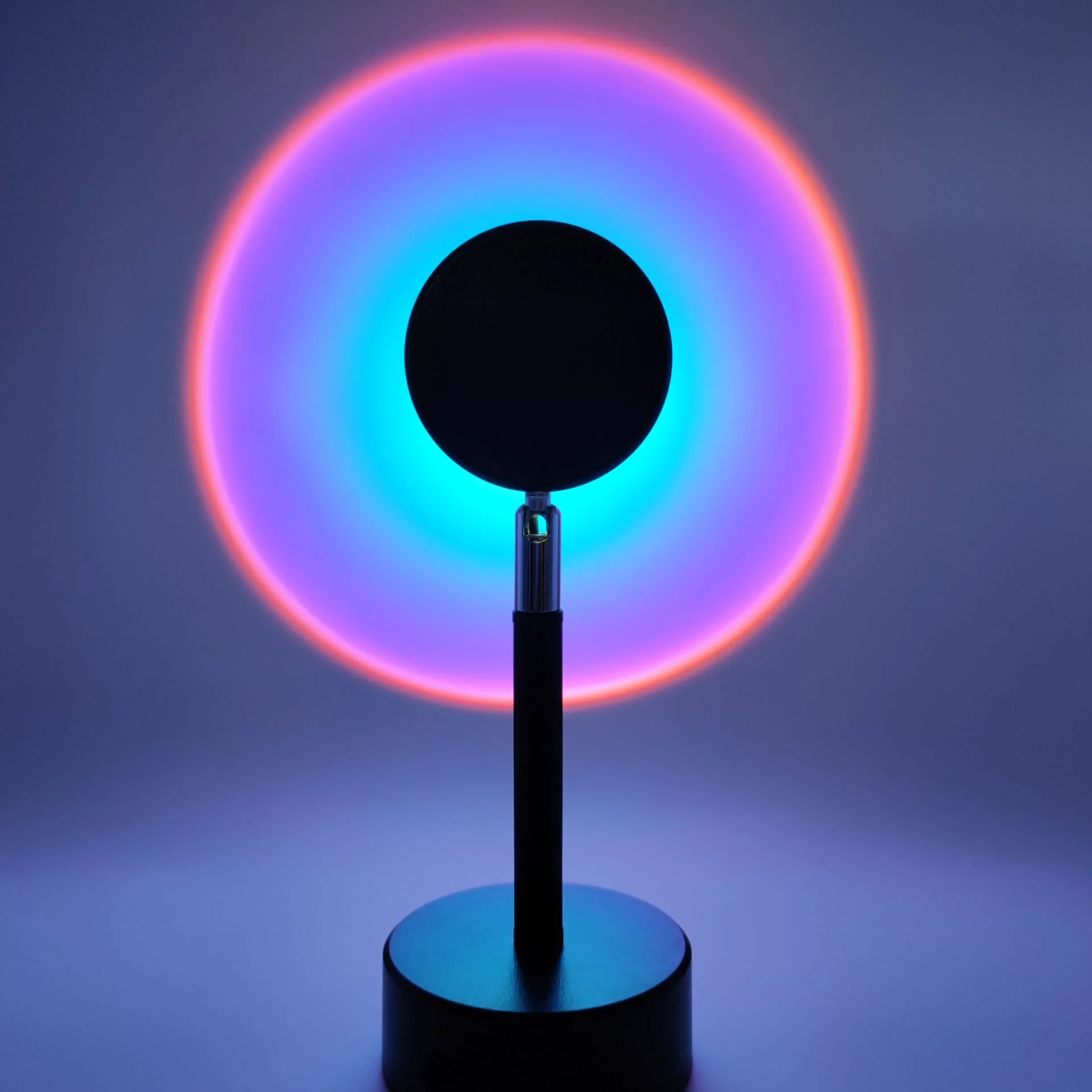 Радужная лампа-проектор, светодиодная Напольная Лампа-проектор с закатом для гостиной, спальни, Декор