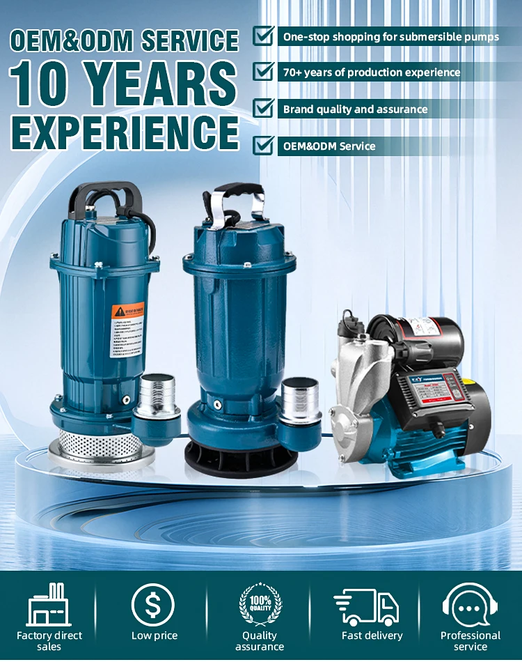 Stainless Steel Submersible Deep Well Water Pump Electric High Pressure ...