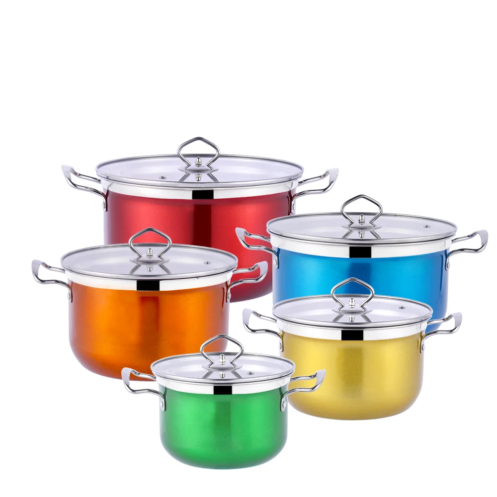 Source Manufacturers 10 Pcs Home Cheapest Kitchen Wear Cookware