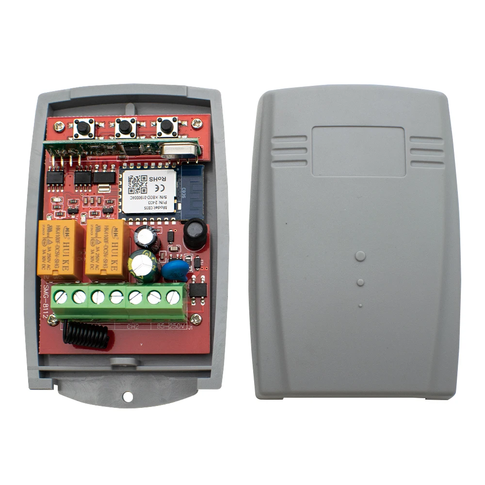 SMG-8112 Universal Tuya Wifi Smart Switch for Garage Control