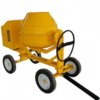 Low-Cost Diesel Mobile Model Concrete Mixer Cement Mixing Machine with wheels easy operation for Africa