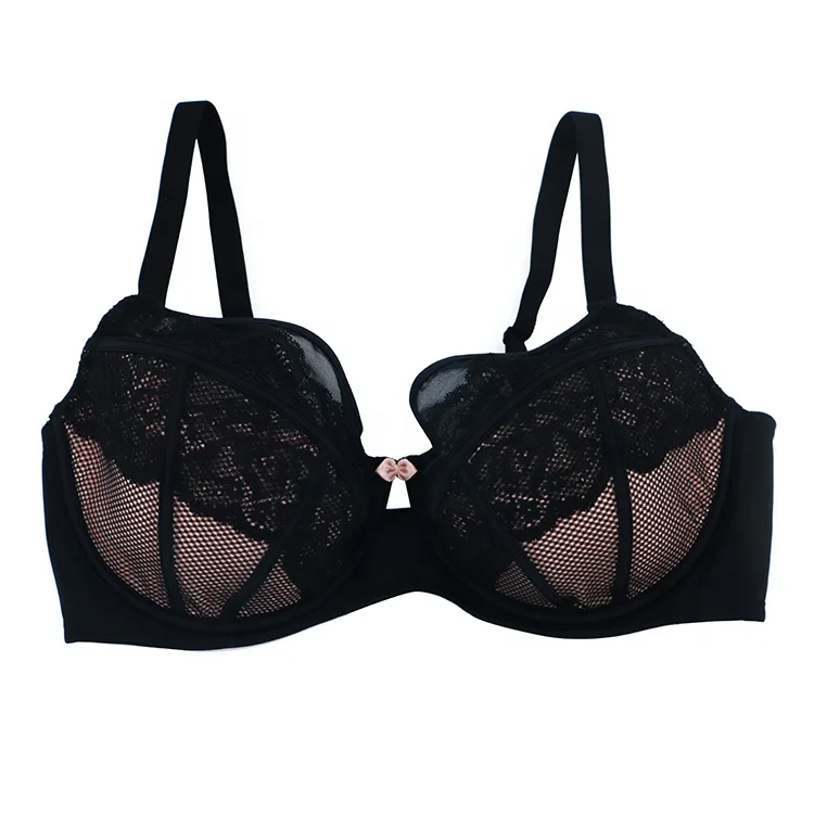 cutout mesh breathable thick strap bralette