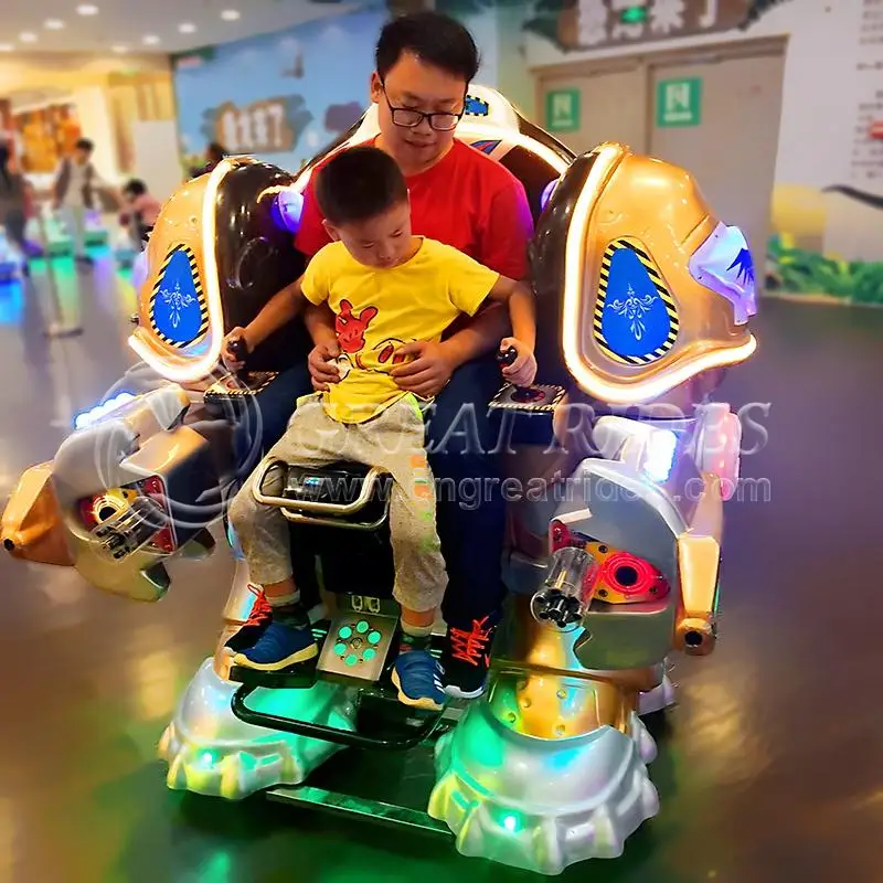 Coin Operated Remote Control Battery Battle king Toy Robot With Fighting Mode Iron Man Walking Robot for Sale