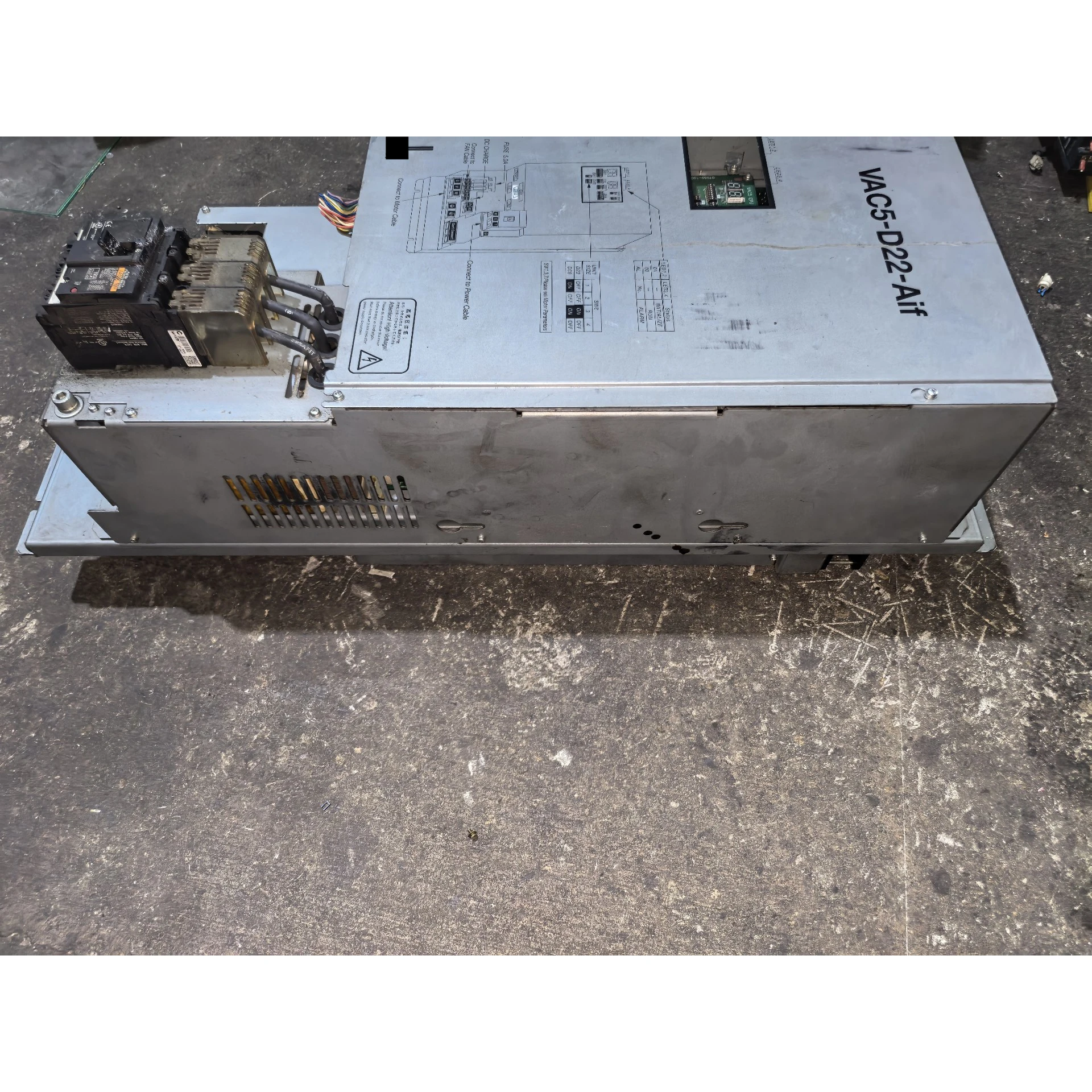 Original OKUMA VAC5-D22 U1233-0006-001-12 Spindle Drive