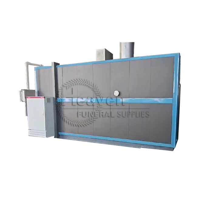 American Style New Type Human Incinerator Smokeless Crematorium Machine with Second Combustion Chamber