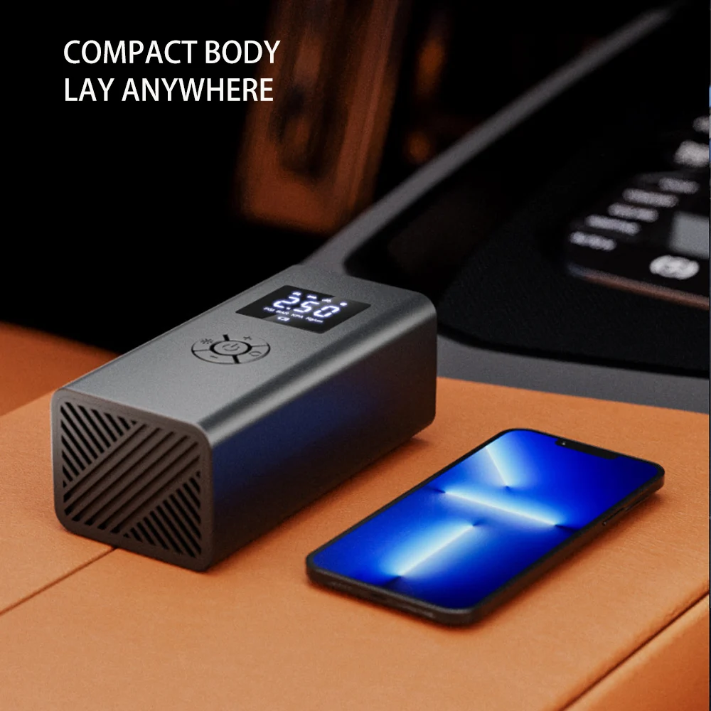 Manufacturers Wholesale New Car air Pump Portable air Pump Electric Lighting Car Wireless air Pump - view 5