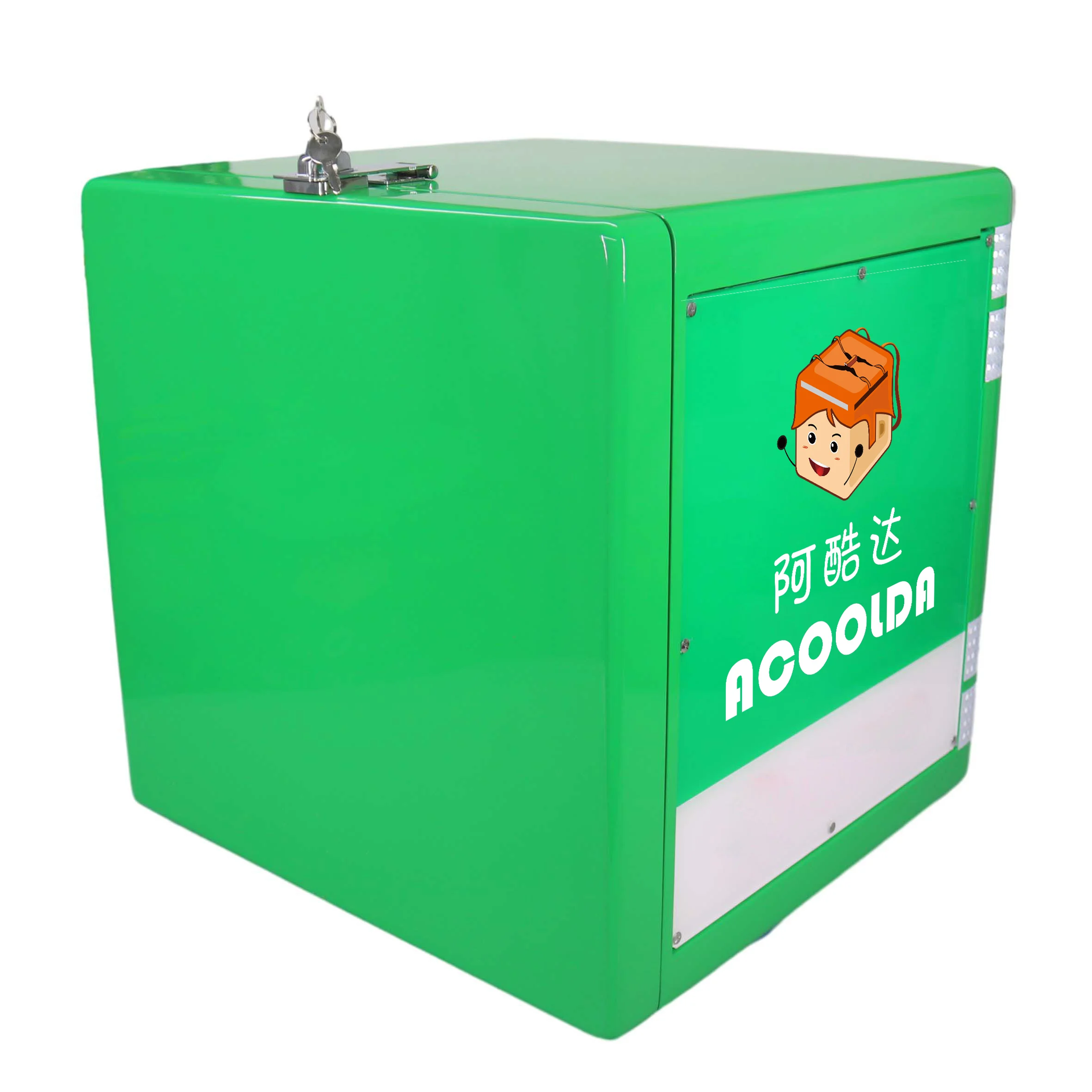 Custom Frp Plastic Led Food Delivery Box Hot Food Delivery Box With Led