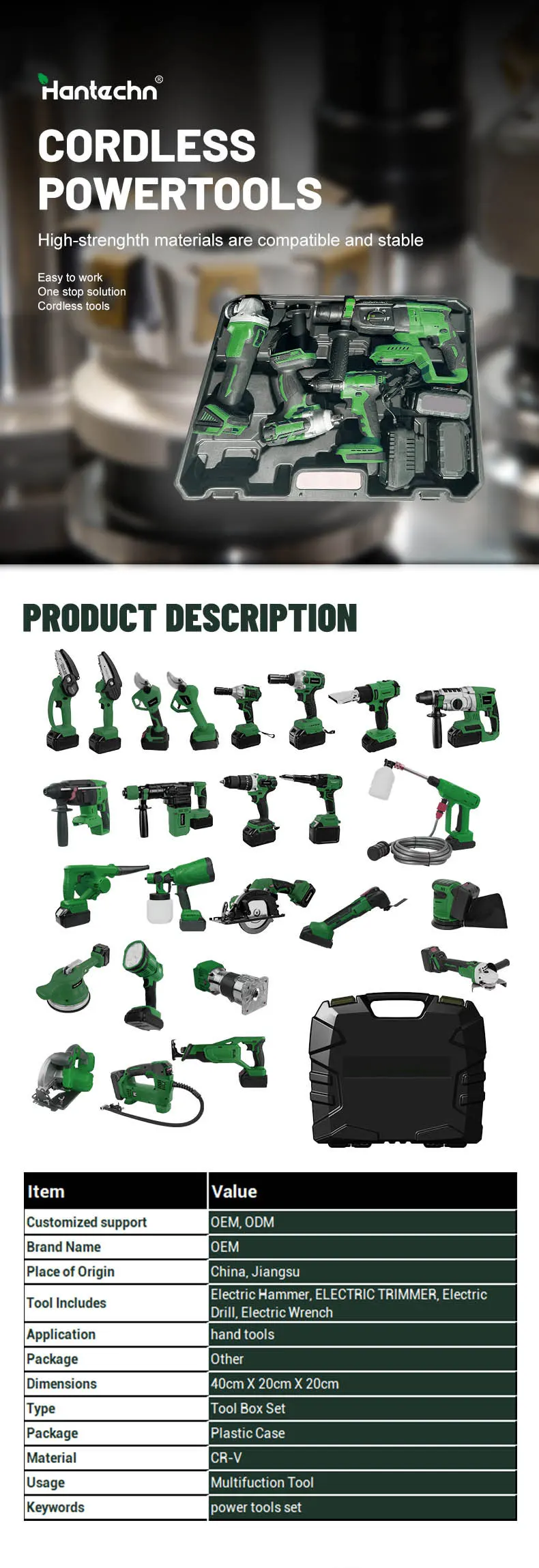 Wholesale Electric Tools Set Professional 18v Brushless Drill Hammer