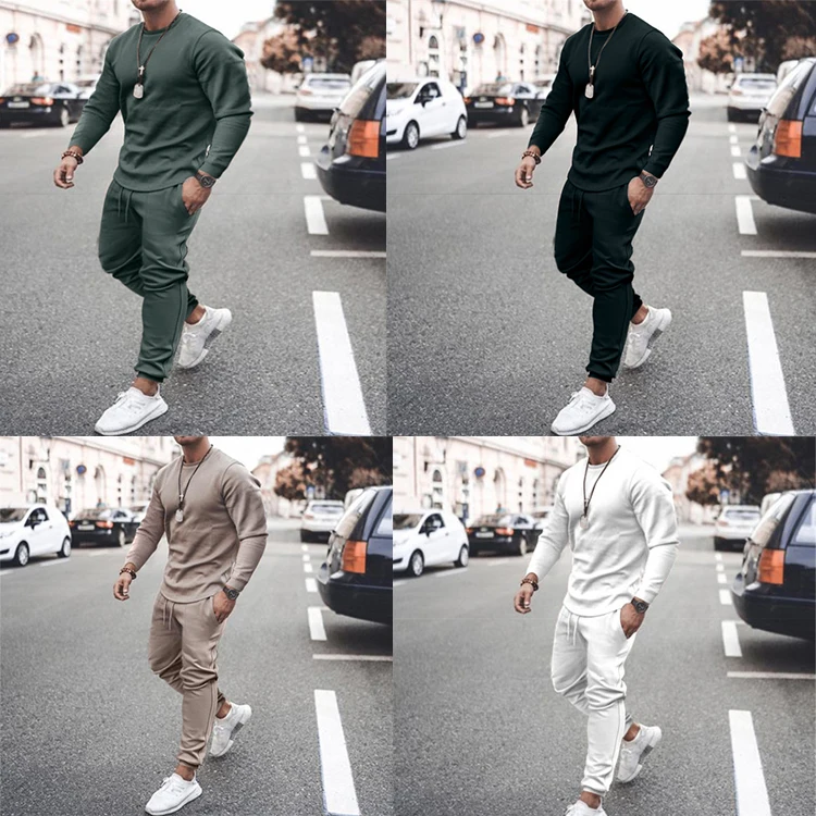 ZWRXW Mens Tracksuit 2 Piece Sets Athletic Outfits Fashion