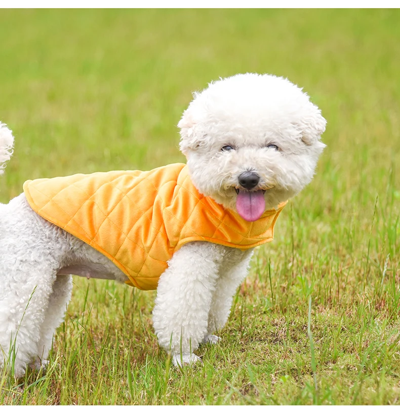 Comfortable Fleece Lined Puppy Clothing Dog Jacket Cold Weather Keep