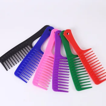 Custom Logo Large Wide Tooth Comb Household Salon High Quality Plastic ...