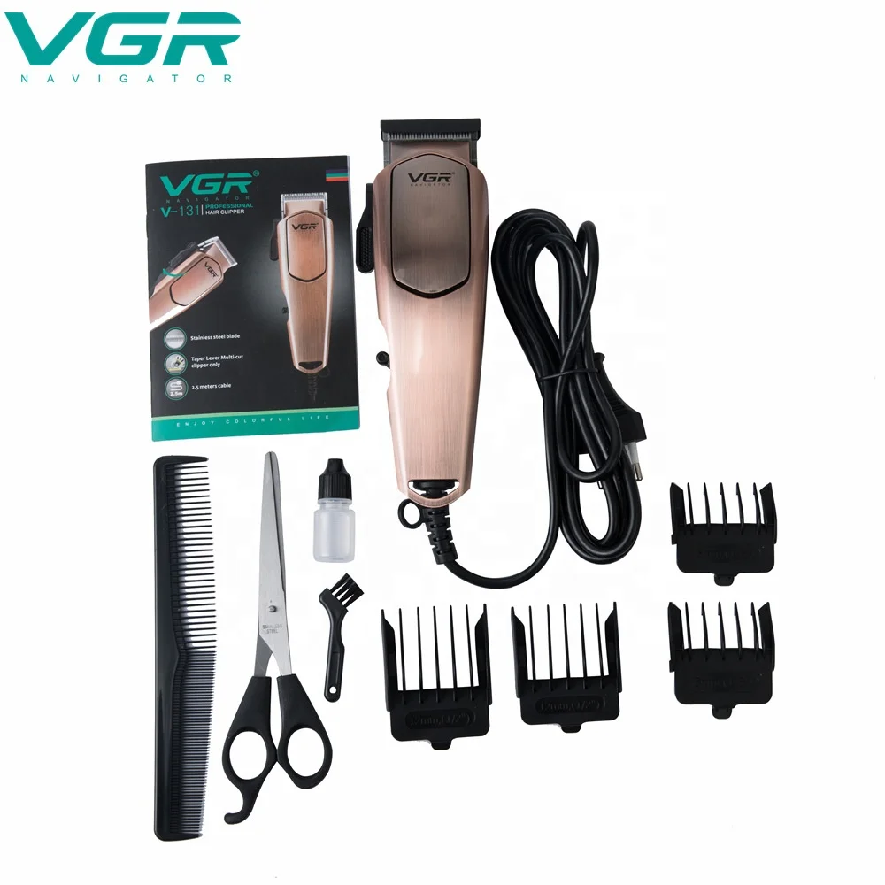 VGR V131 Professional Hair Trimmer Metal Barber Use  Vgr 131 Electric Hair Clipper