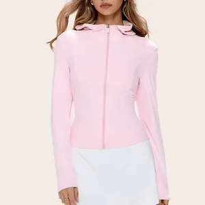 New Trend Quick Drying Light and Breathable Yoga Wear Full-Zipper Sports Jacket Women Casual LeaderCoat Fitness Running