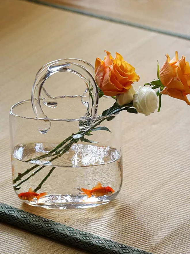 Vasi Vetro Per Fiori Vaso Per Boccioli Di Fiori Trasparente, Realizzato A Mano, A Stelo Singolo, Decorativo, Per Matrimoni, Feste, Casa E Ufficio (blu Vaso Vetro Cilindrico