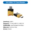 316 USB-C TF CRD-Golden