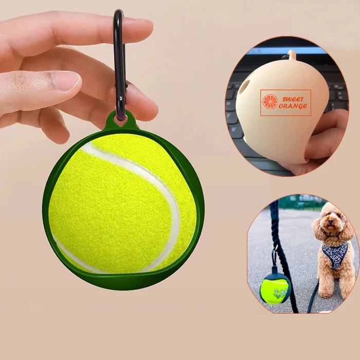 Personalized Label Silicone Custom Logo Pet Toy Supplier Hand Free Dog