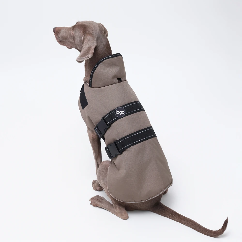 Waterproof Heated Anxiety Dog Reflection Jacket Winter Warm Dog Fleece Coat for Large Dogs Pet Designer Clothes