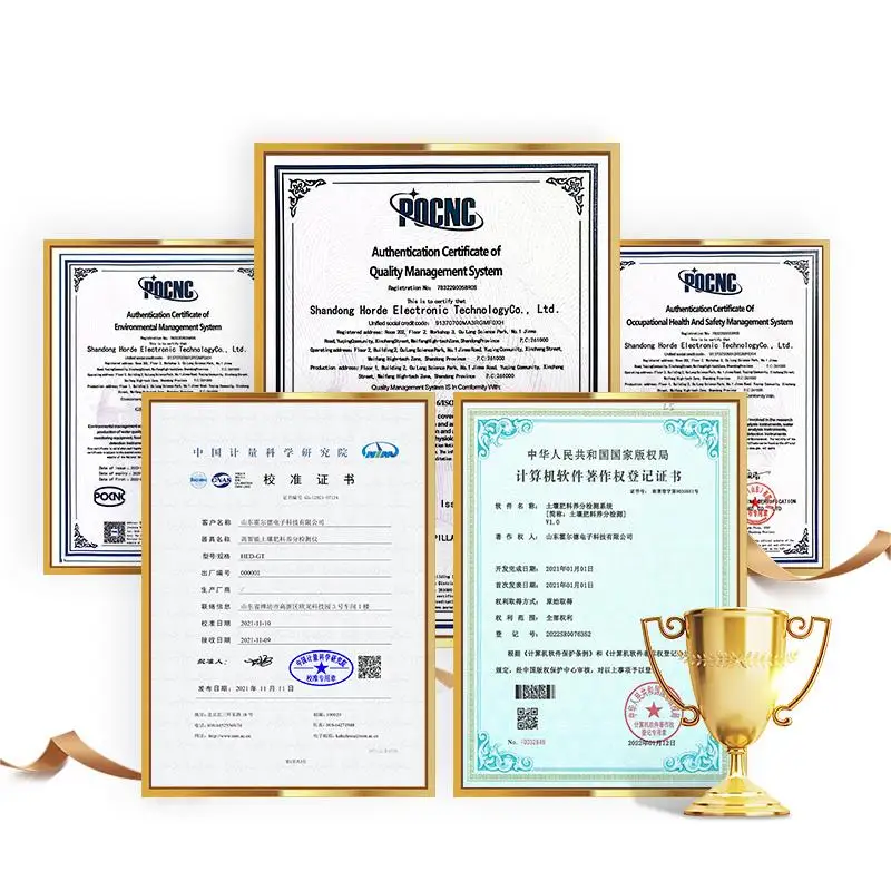 GT 60 Multi-Parameter Soil Analyzer Fertilizer Organic Carbon Detector Nutrient Detector for Soil Fertilizer Testing Equipment
