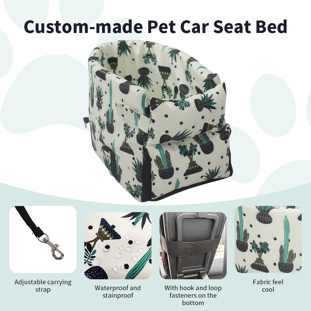 Hot selling portable center console dog car booster seat bed manufacture