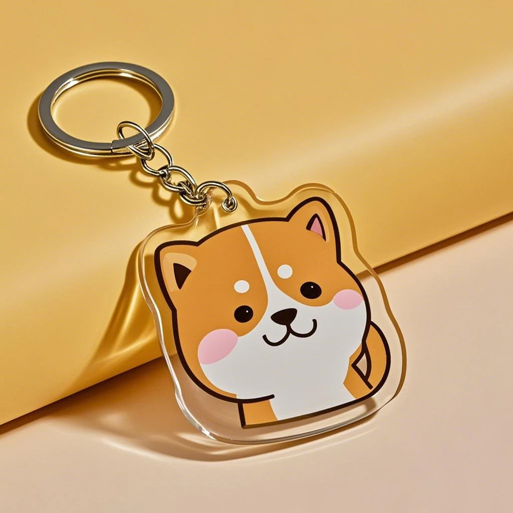 Wholesale Personalized Keychain Factory Made Custom Design Cute Design Mini Acrylic Keychain