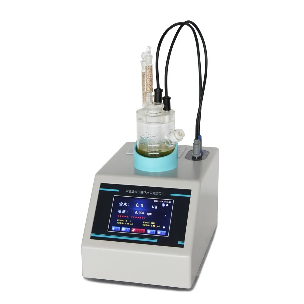 Zhuoguang GV20K ASTM D1533 Electronic Measuring Instruments Oil Moisture Tester Coulometric Karl Fischer Titrator