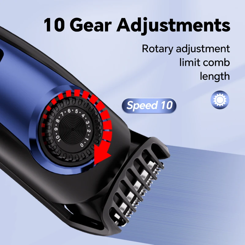 Adjustable Comb Digital Display USB Rechargeable Electric Shaver Beard Trimmer supplier