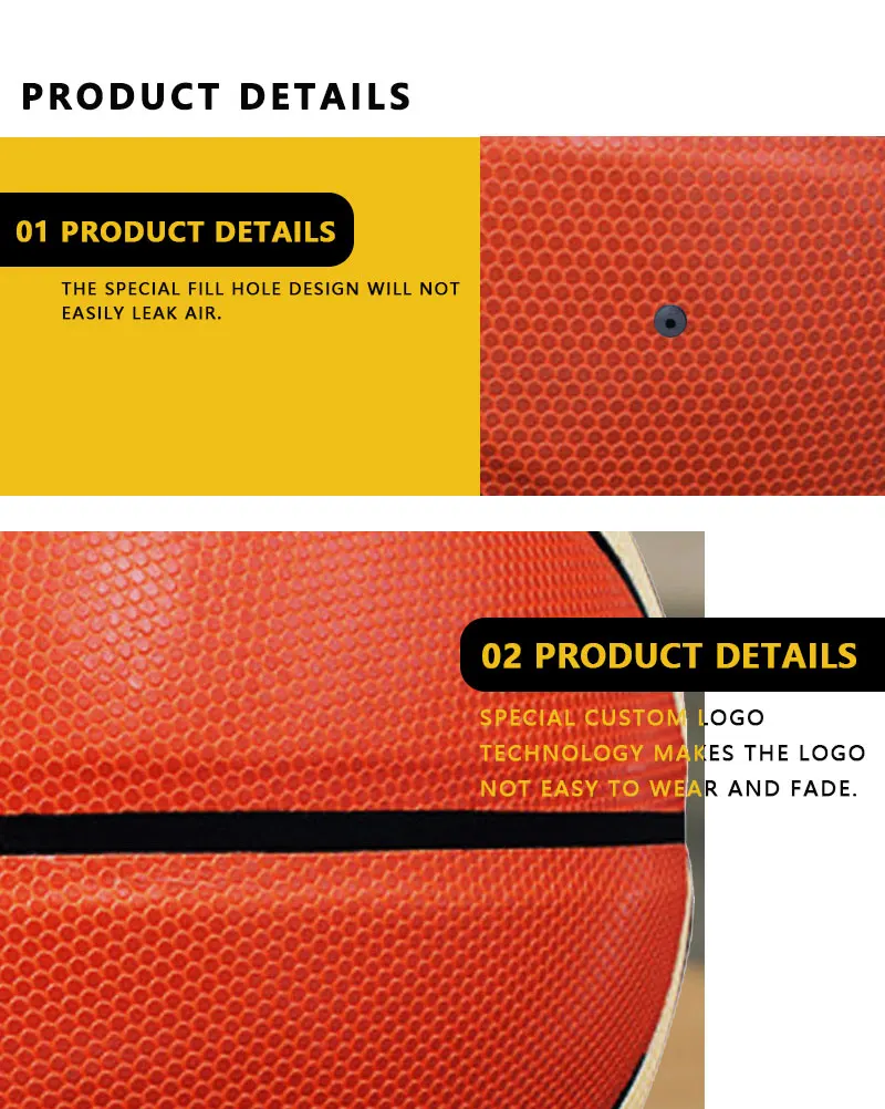 Ready To Ship Official Size And Weight Match Basketball Wholesale Size