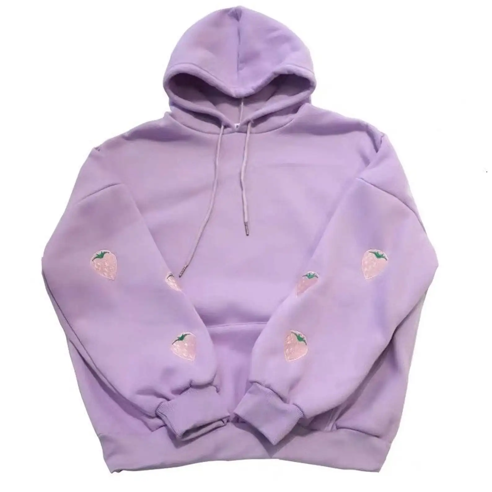 Custom Korean Women Streetwear Hoodie Cute Girly Kawaii Harajuku Style Sweaters Hoodies Sweatshirts
