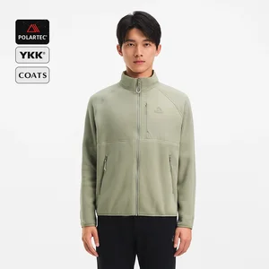 Pelliot Outdoor Polartec 200 Thick Fleece Stand Collar Jacket Men's Autumn Warm Windproof Inner Liner Hiking