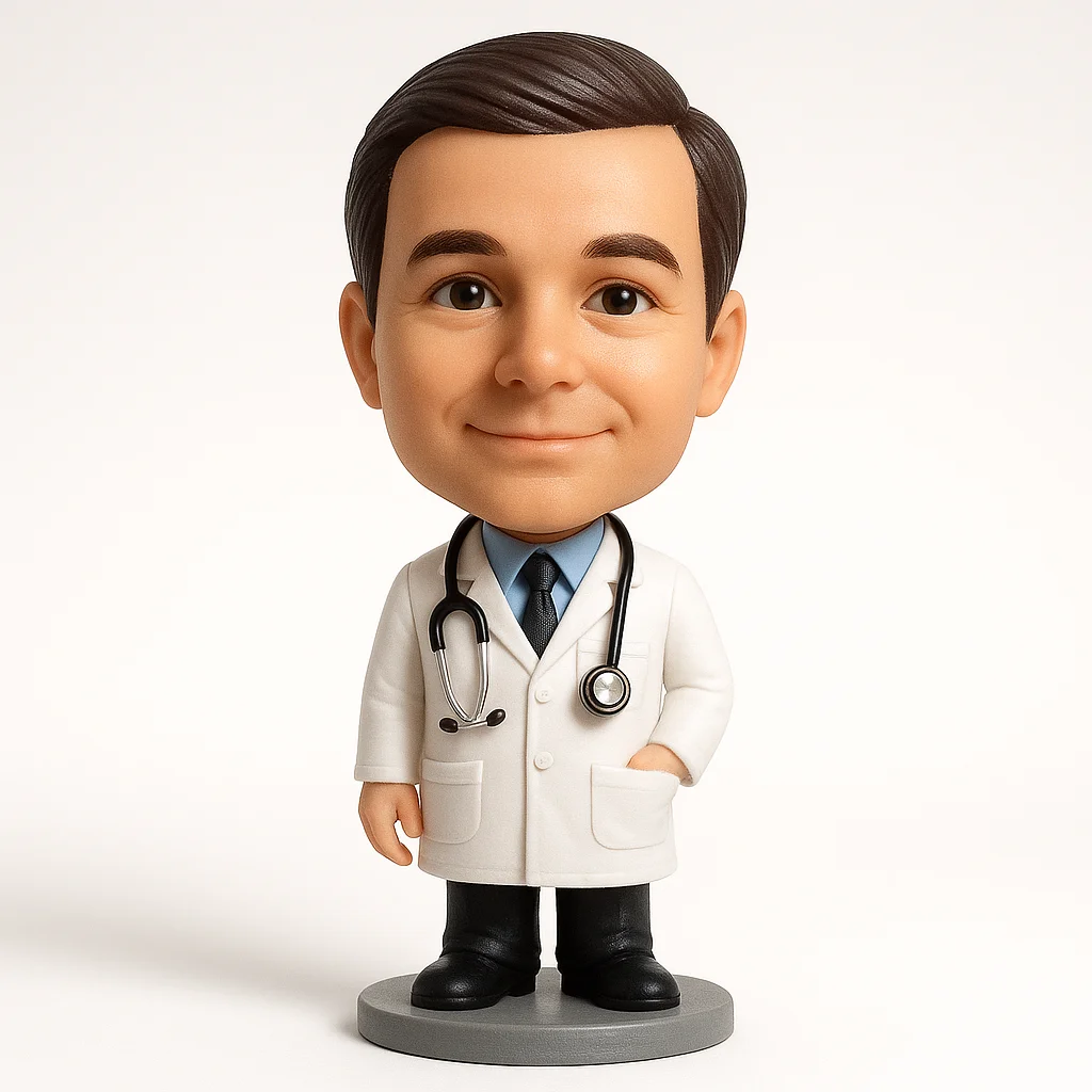 Resin Custom Big Head Statue Figure Hockey Player Polyresin Bobble