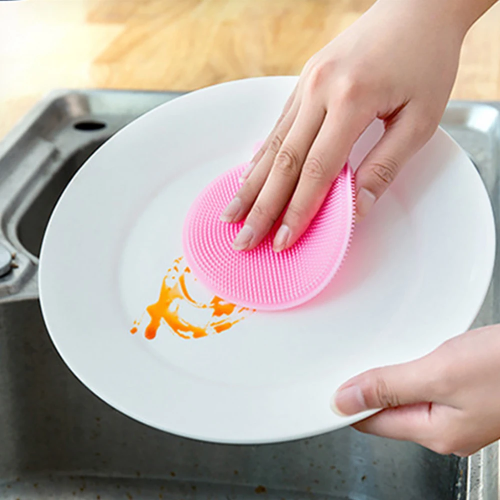 
 Оптовая продажа с фабрики LG055, многофункциональная силиконовая кухонная салфетка для чистки, щетка, миска для мытья, кастрюля, тряпка для посуды  