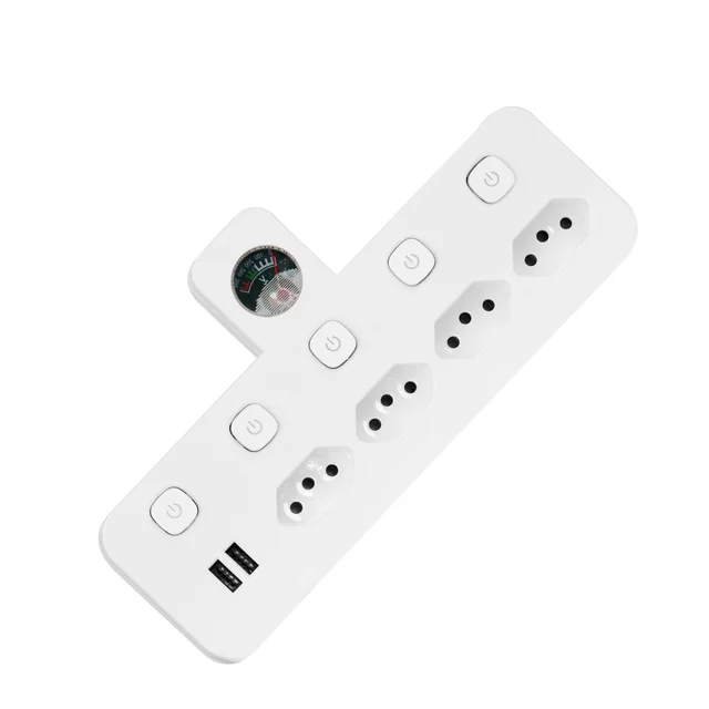 Factory Wholesale GELISTAR 4 Ways Electric Socket With USB Wall Brazil Socket Power Strip With Split Switch