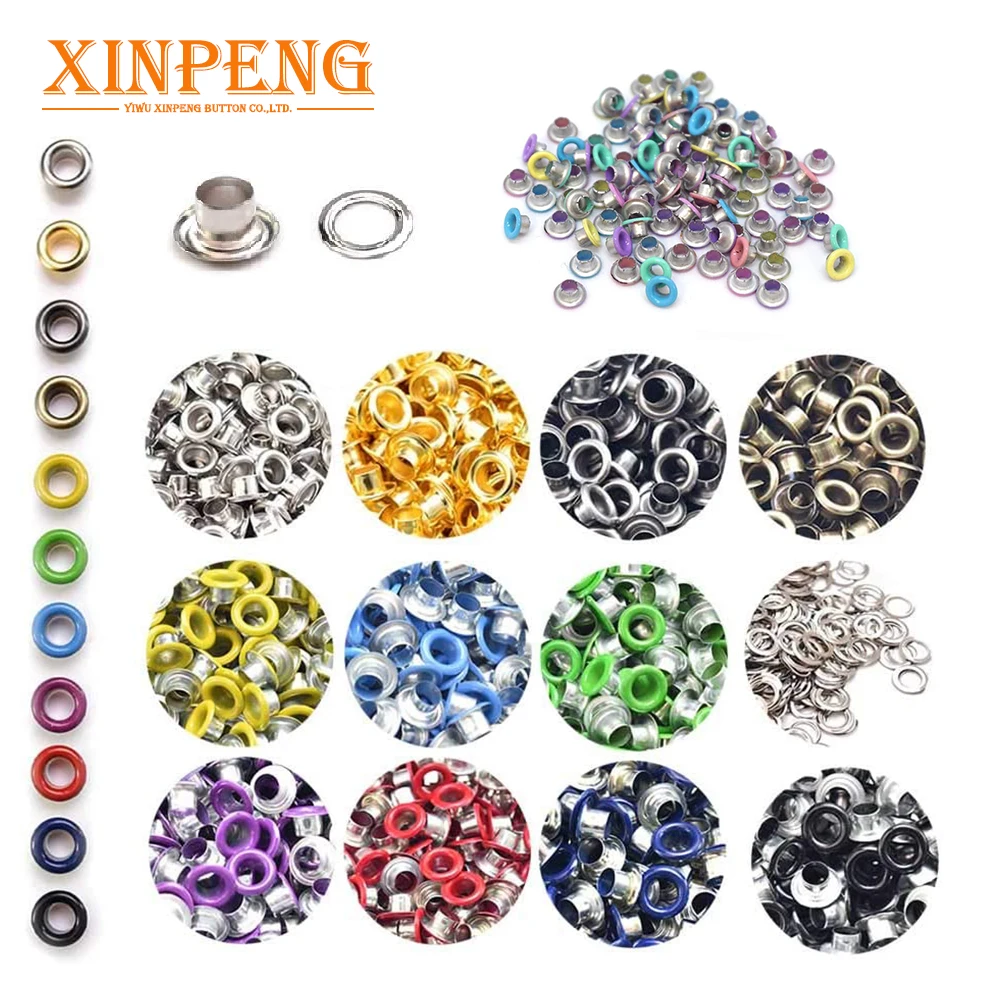 Custom Eyelets Round Garment Oval Accessory Metal Clothing Garment