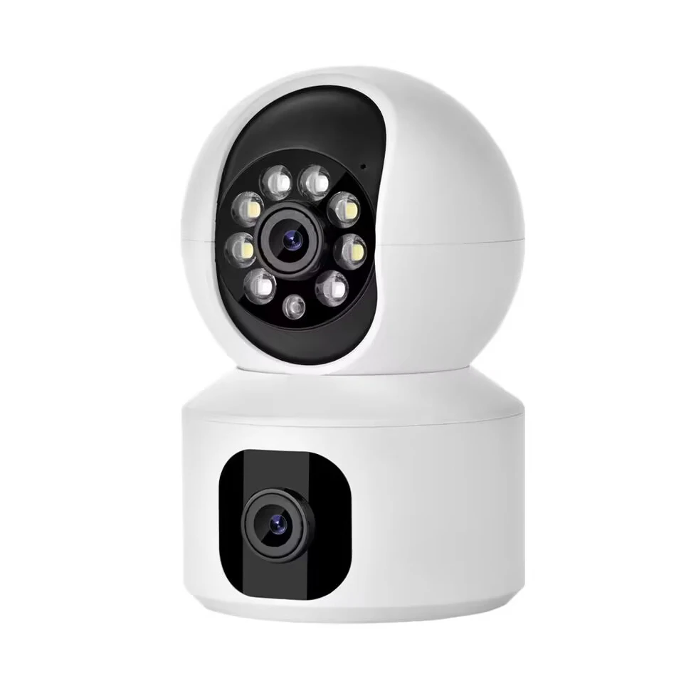 360 Panoramic Dual Lens Wifi 1080p Security Camera Small Ptz Wireless ...