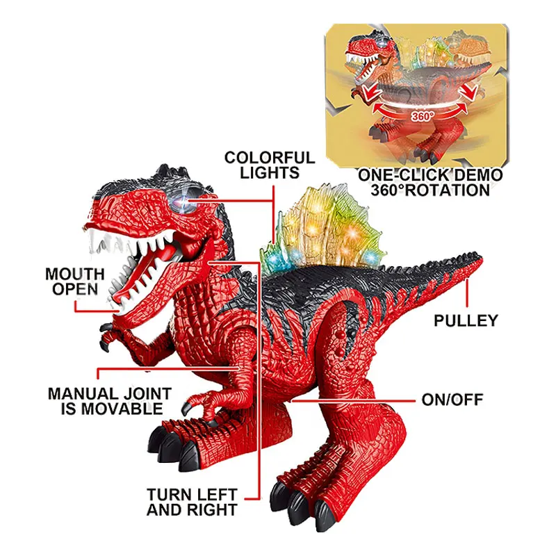Electric Dinosaur Toy - RC Spinosaurus with Remote Control
