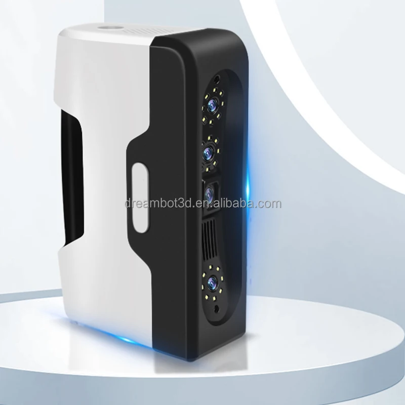 Dreambot3D Portable High Precision Fine Scan Structured Auto Splicing White Light 3D Scanner for Wide Range Reverse Modeling