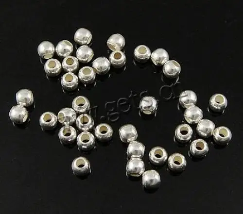Sterling Silver Beads Jewelry Making Bulk Drum Beads 925 Diy