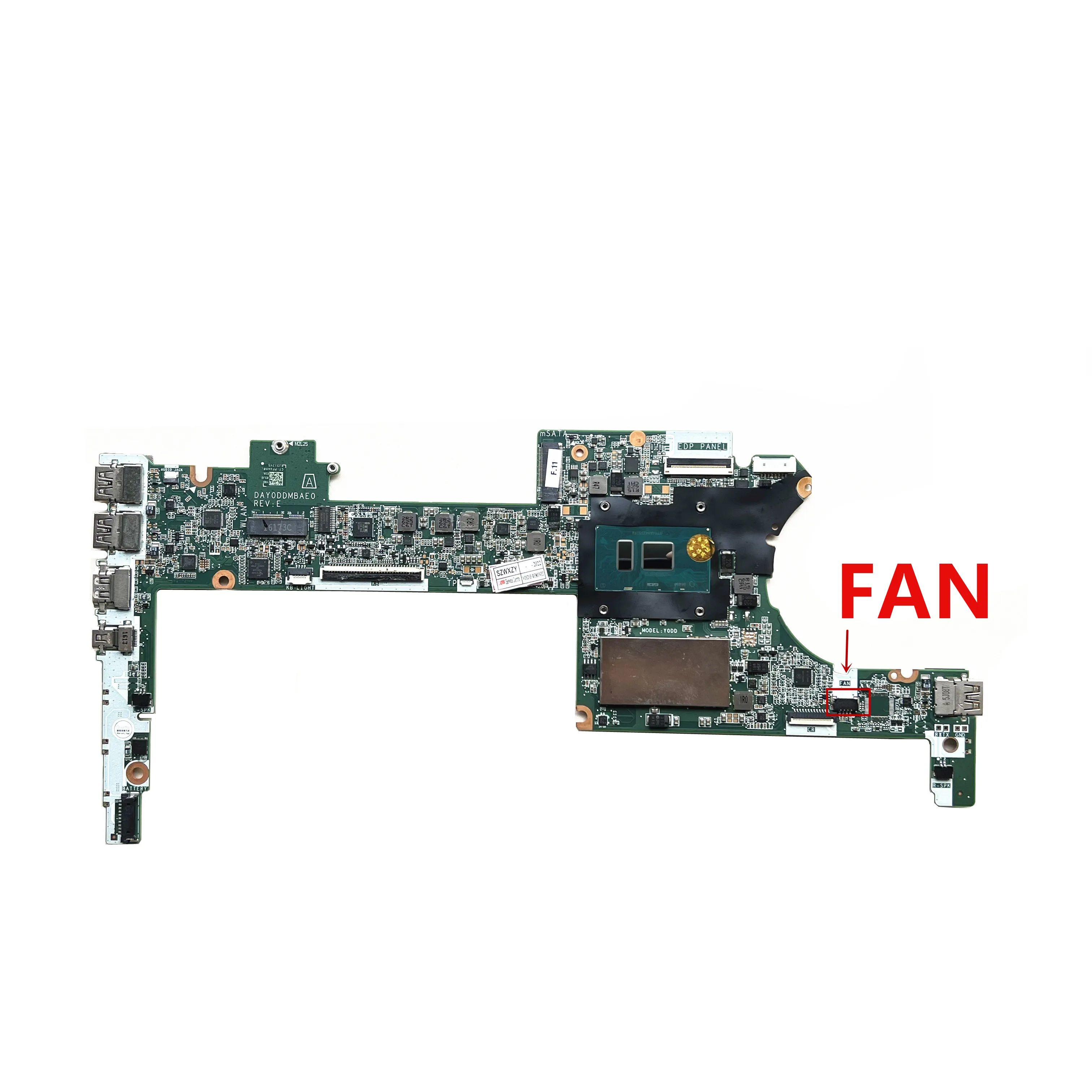 For HP Spectre Pro X360 G2 Series Laptop Motherboard With SR2F0 I5-6300u  CPU 8GB RAM 847448-601 847448-001 DAY0DDMBAE0