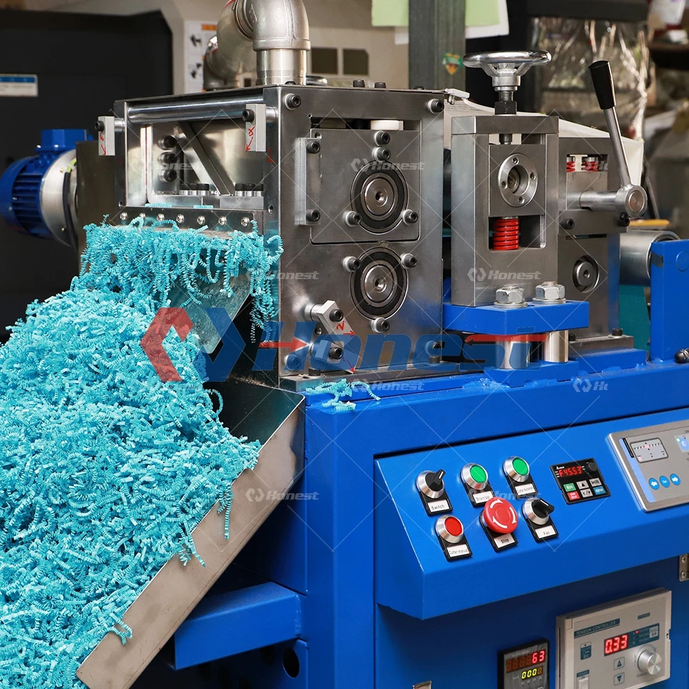 Roll Paper Sheet Shredder Machine for Making Crinkle and Straight Paper of Gift Packing Filling Paper