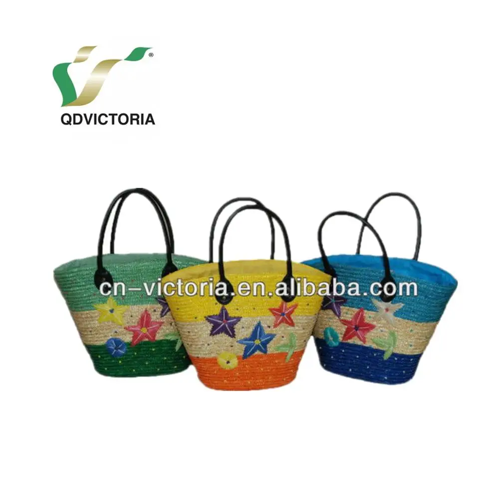 Manufacturers Promote High Quality Straw Bucket Bag Personalized Have