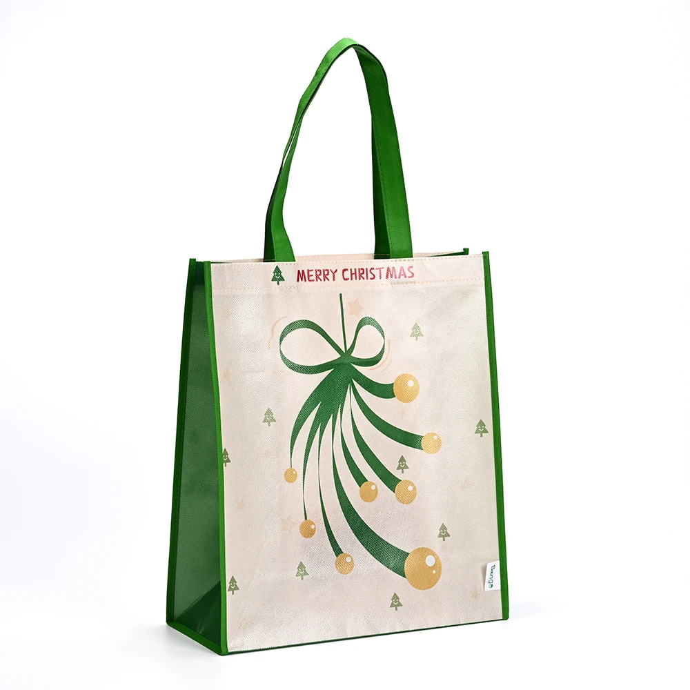 Hot Sale Wholesale Recyclable Shopping Market Tote Eco Friendly Custom Print Promotional Non Woven Bag Laminated supplier