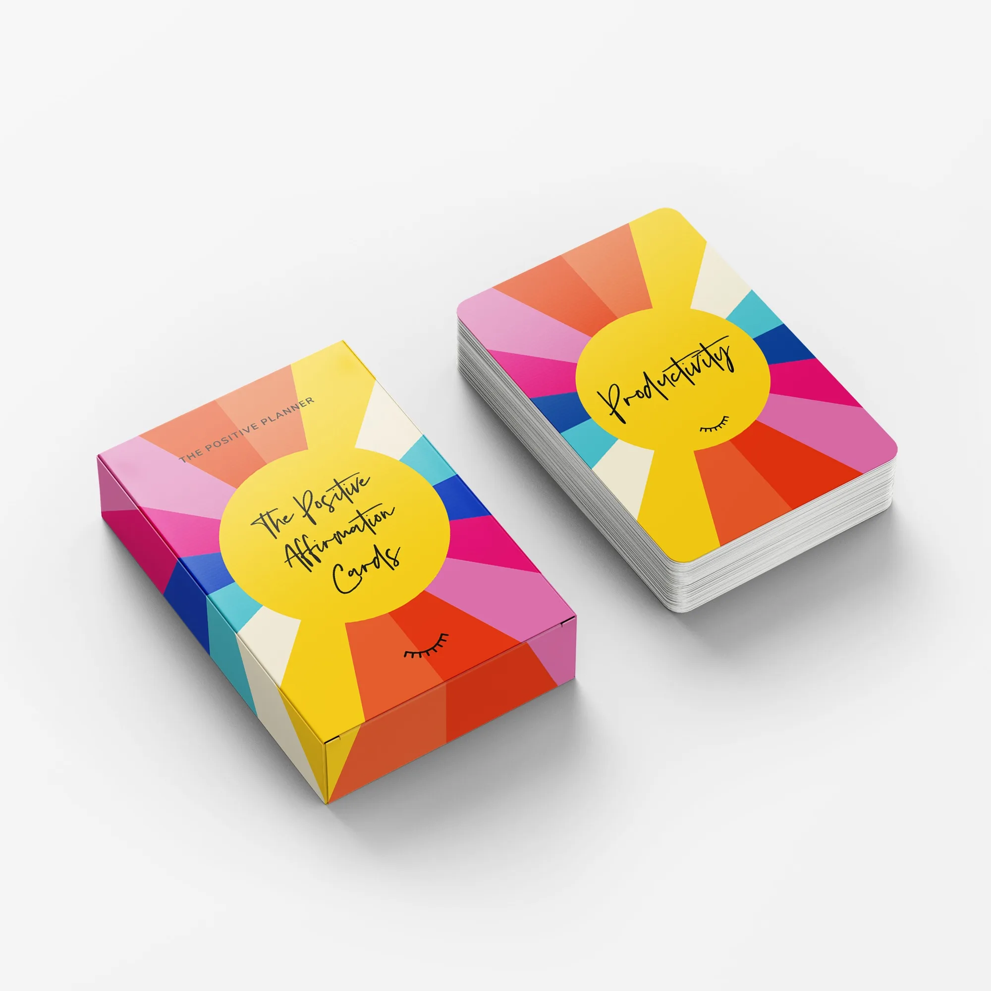 Customizable Positive Christian Daily Affirmation Flash Cards Deck Sublimation Manifestation With Poker Name Printed on Paper