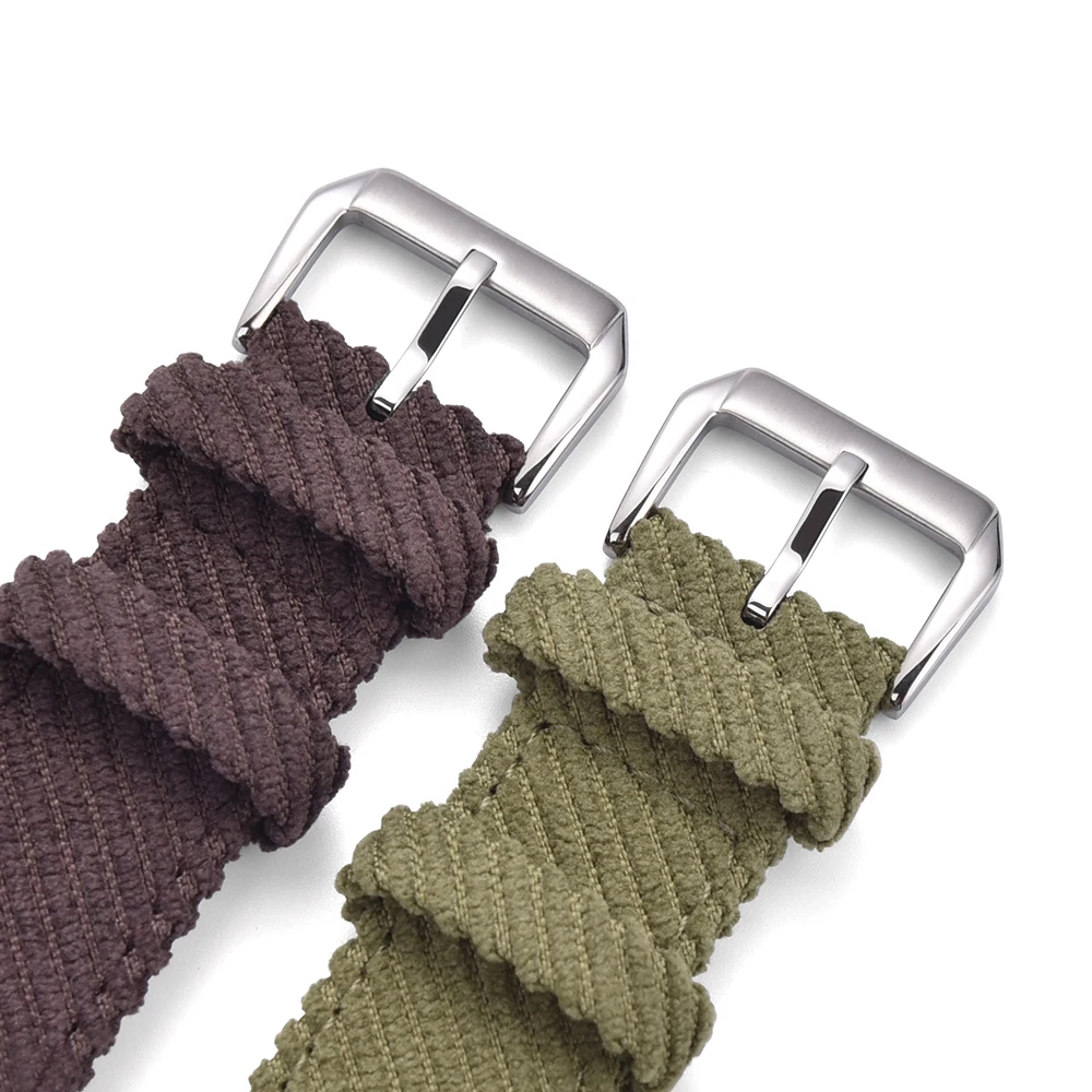 Bracelet de montre en tissu 18 mm, bracelet de montre en tissu 20 mm ou 22 mm