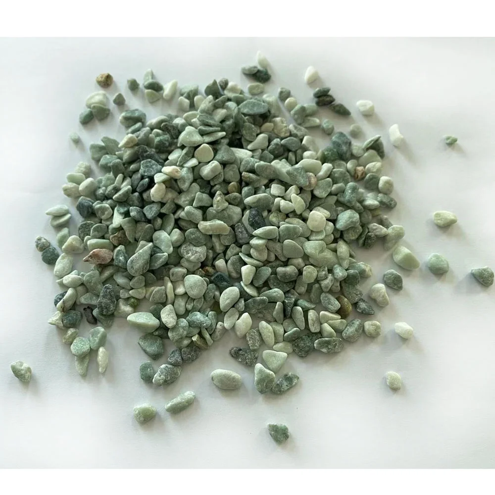 Dark Grey Natural Stone Pebble Pea Gravel for Construction