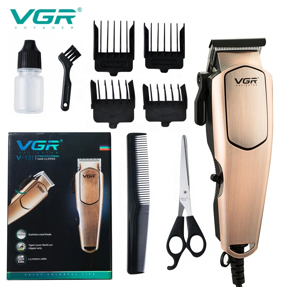 VGR V131 Professional Hair Trimmer Metal Barber Use  Vgr 131 Electric Hair Clipper