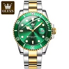 Brand Watch Fashion Business Men WristWatch OLEVS Brand 5885 Stainless Steel Strap Quartz Waterproof Analog Watch For Men
